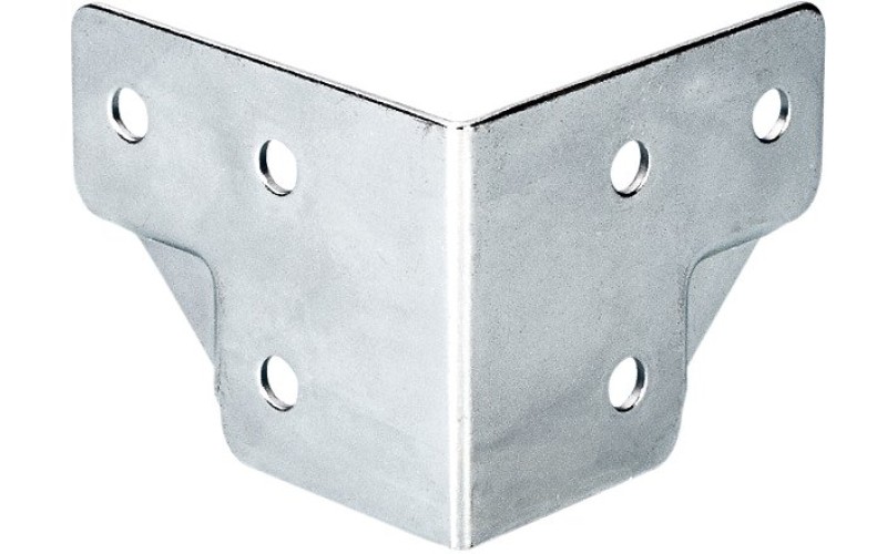 ADAM HALL 4053 - скоба угловая металлическая, 42х50 мм
