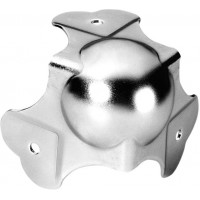 ADAM HALL 4107 - уголок металлический трехсторонний, 64х64 мм