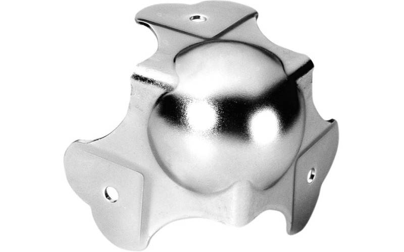 ADAM HALL 4107 - уголок металлический трехсторонний, 64х64 мм