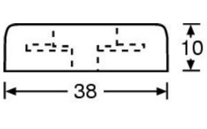 ADAM HALL 4906 - ножка резиновая, D 38х10 мм