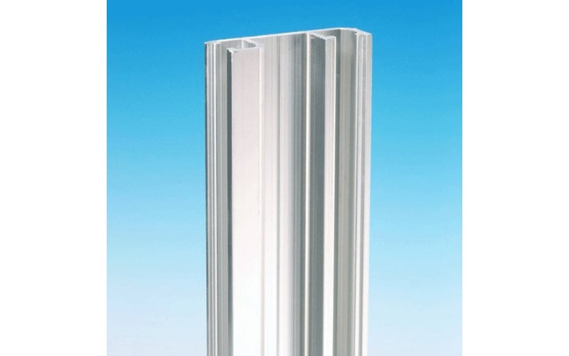 ADAM HALL 6165 - профиль двойной, алюминиевый, 3 мм. Длина 4 м (цена за 1 м)