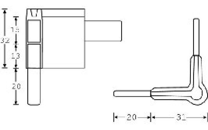 ADAM HALL Q4502MMG - пластиковый стыковочный уголок для кейсов (цвет серый)