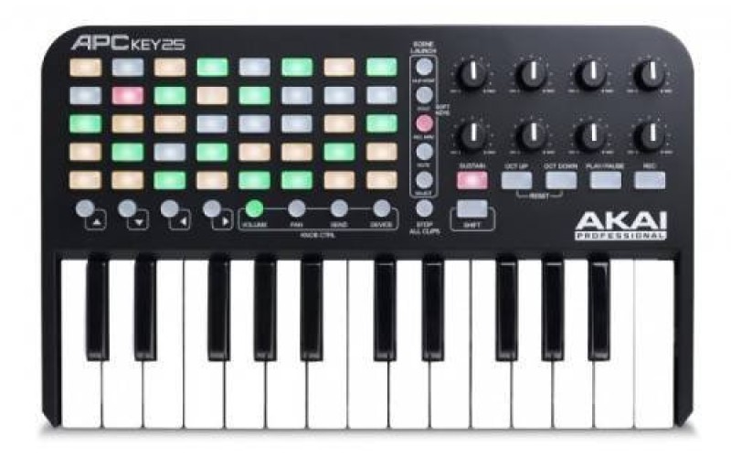 AKAI PRO APC KEY 25 USB клавишный контроллер для Ableton, 25 клавиш