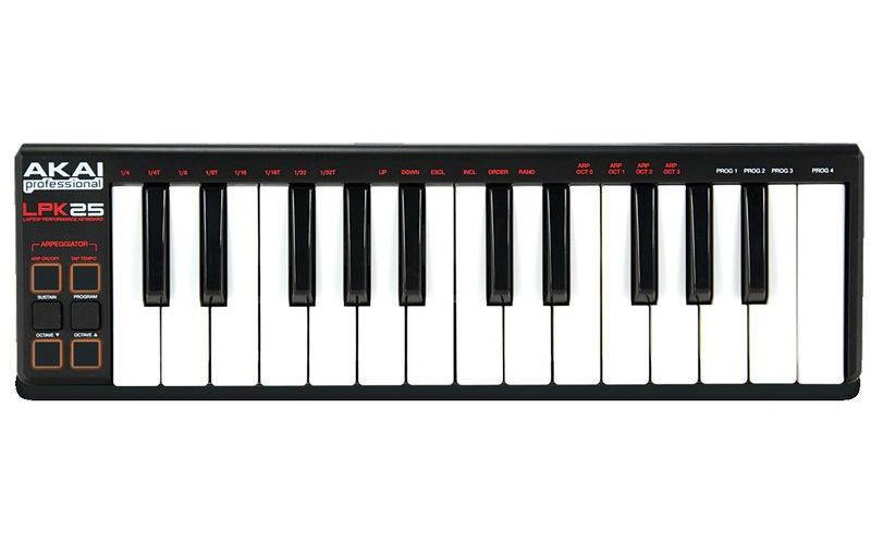 AKAI PRO LPK25 портативный USB MIDI-контроллер