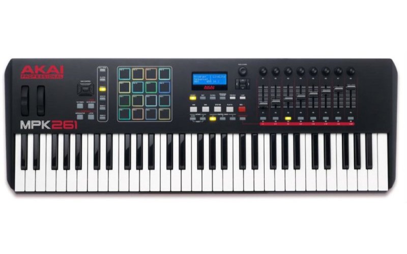 AKAI PRO MPK261 USB миди клавиатура 61 клавиша