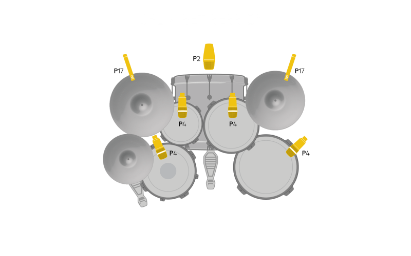 AKG DrumSet Session I набор микрофонов Perception для барабана