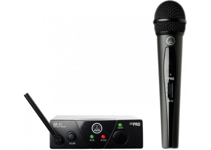 AKG WMS40 Mini Vocal Set BD US25B (537.900) вокальная радиосистема с ручным передатчиком c капсюлем