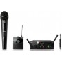 AKG WMS40 Mini2 Mix Set BD US45A/C (660.700&662.300) - радиосистема с ручным и поясным передатчиками