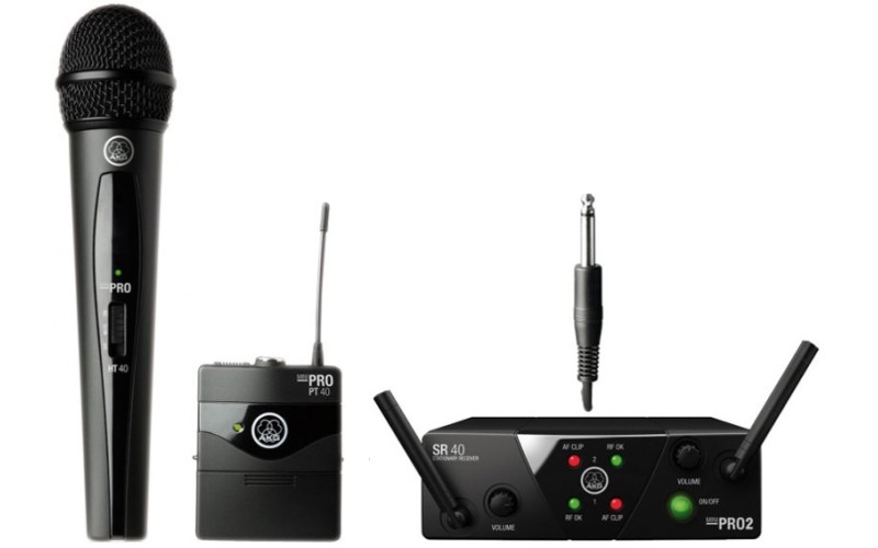 AKG WMS40 Mini2 Mix Set BD US45A/C (660.700&662.300) - радиосистема с ручным и поясным передатчиками