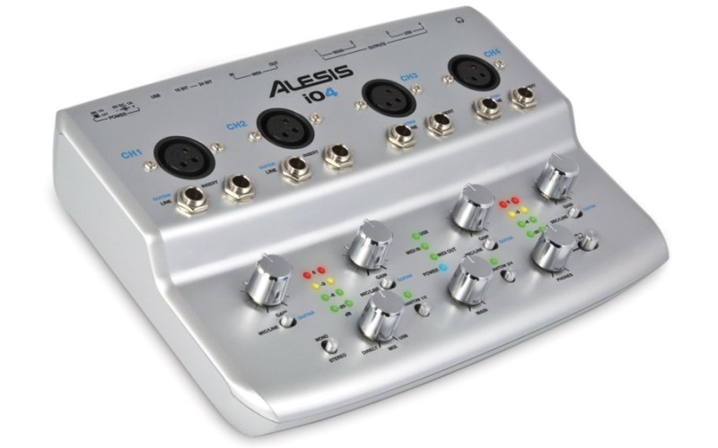 ALESIS IO|4 Портативный 4-канальный USB аудио интерфейс
