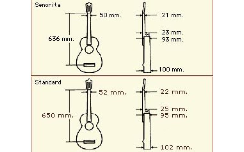 ALHAMBRA 1C OP Senorita 7/8 - испанская классическая гитара 7/8