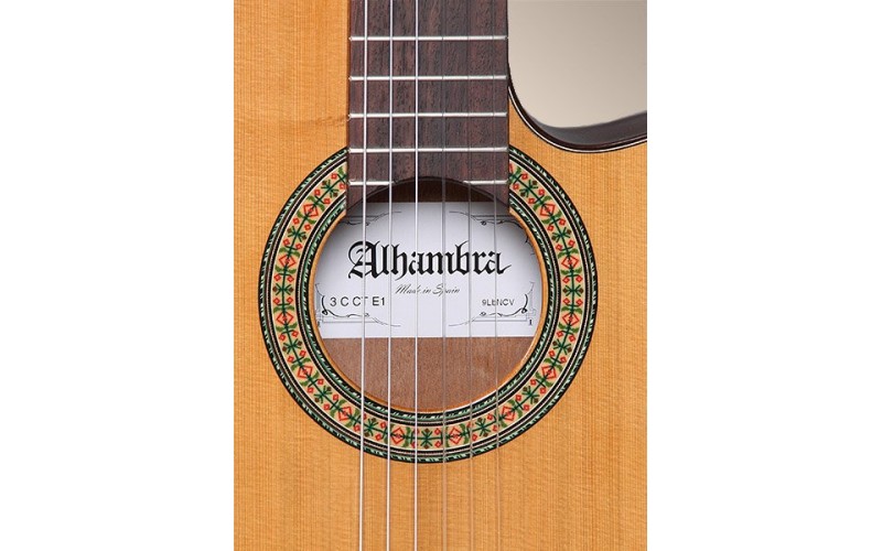 ALHAMBRA 3C CT E1 - испанская классическая гитара с подключением