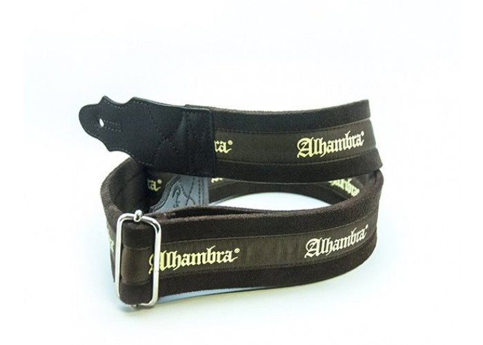 Alhambra Ремень для гитары, коричневый, текстиль