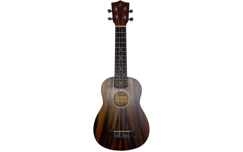 Alicante UKA-21K NS укулеле сопрано, материал koa