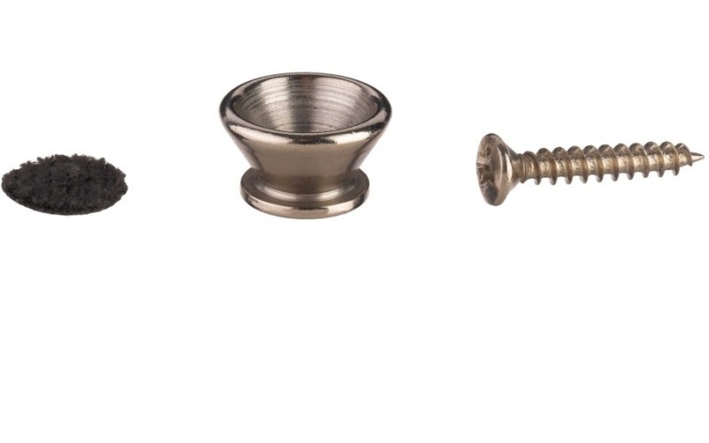 ALICE A024MTL-A - Крепление ремня, никелированное, с винтом и прокладкой