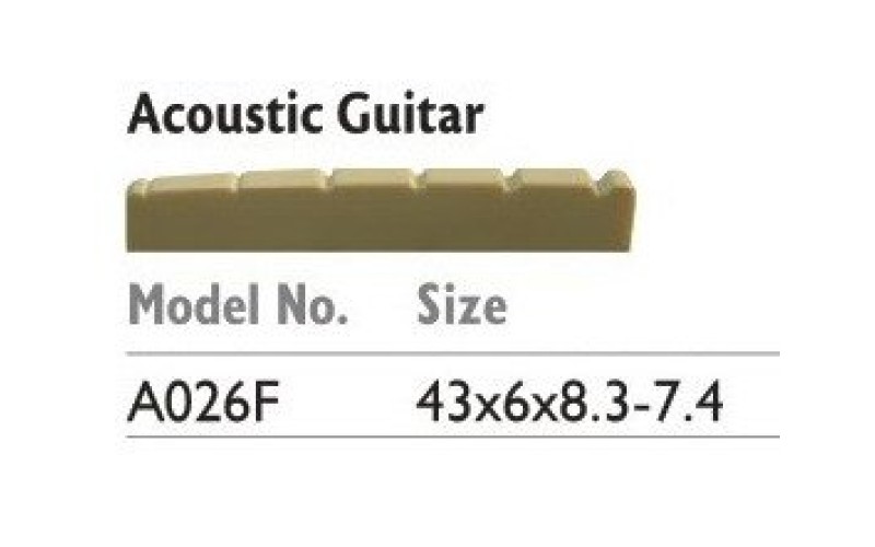 ALICE A026F Порожек ВЕРХНИЙ для АКУСТИЧЕСКОЙ гитары