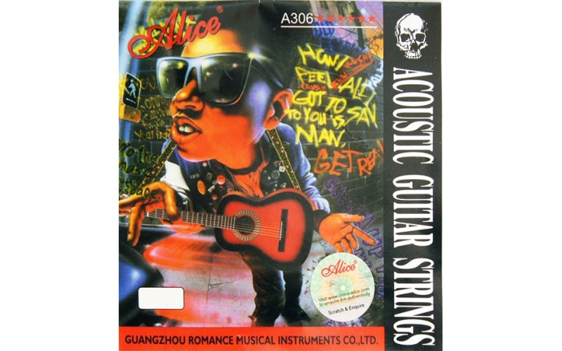 ALICE A306-SL-4 Отдельная 4-ая струна для акустической гитары, 032