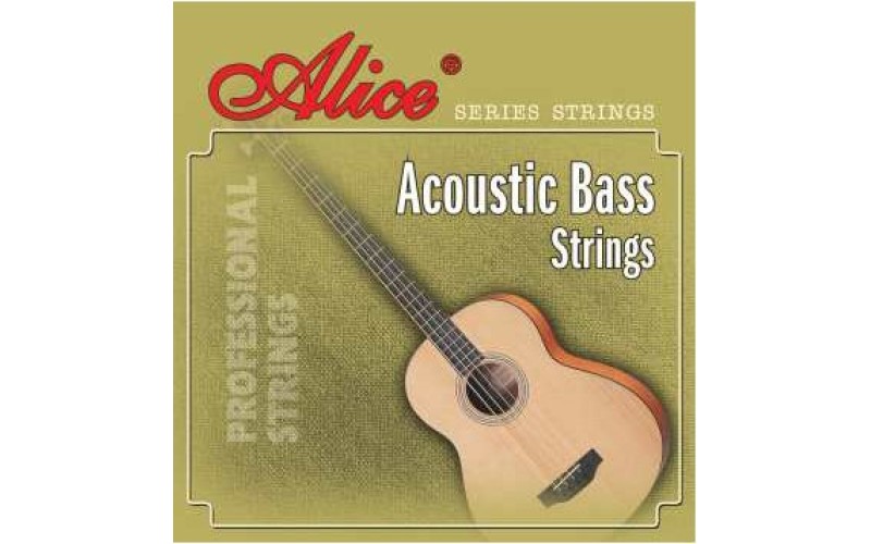 Alice A616(4)-L Комплект струн для акустической бас-гитары, Сталь/медь, 40-95