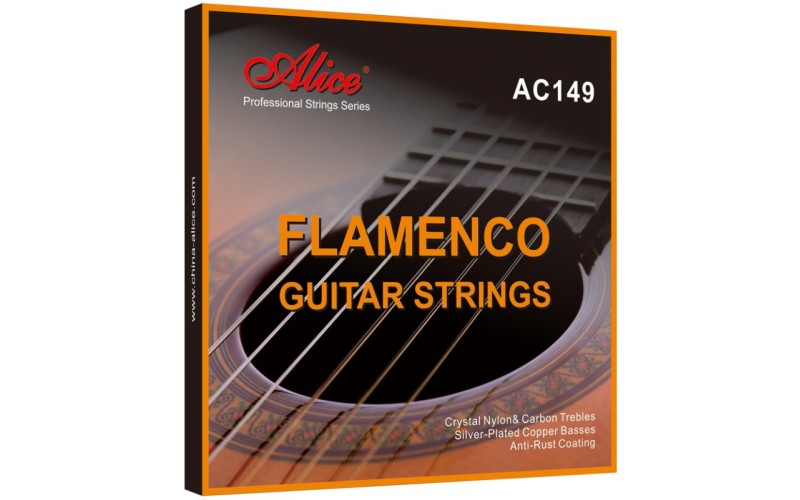 Alice AC149-H Комплект струн для классической гитары, сильное натяжение, посеребренные