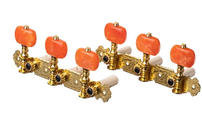 Alice AOS-020B2P Комплект колковой механики на планке, позолоченный