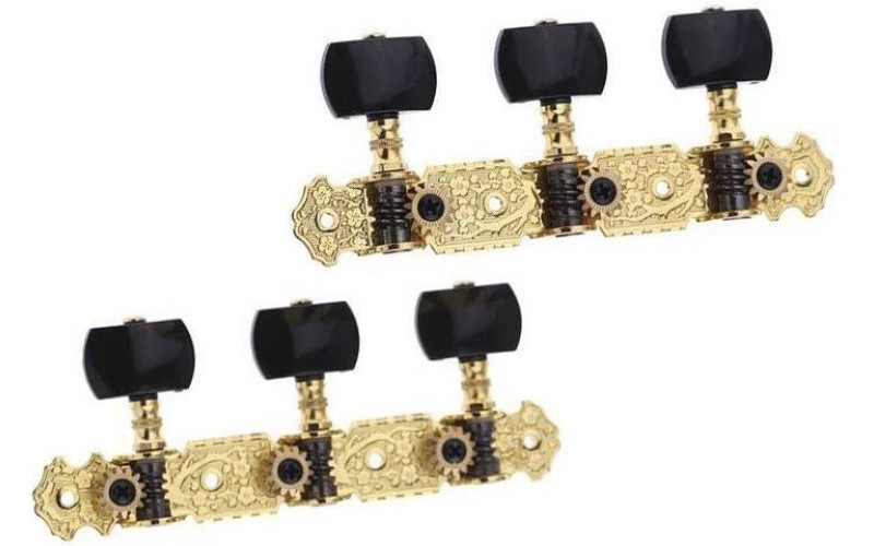 ALICE AOS-020B3 - Колки для классической гитары на планке