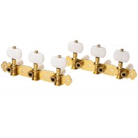 Alice AOS-020V1P Комплект колковой механики на планке, позолоченный, 35мм