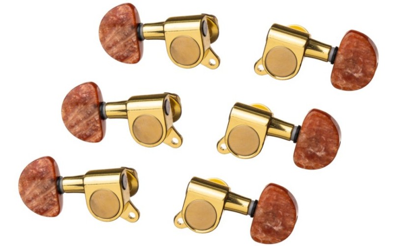 ALICE AP-016V2JP Комплект одиночных колков для акустической гитары