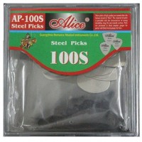 ALICE AP-100S - металлические медиаторы 0,3мм 100 шт