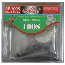 ALICE AP-100S - металлические медиаторы 0,3мм 100 шт