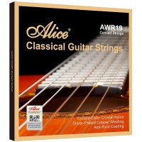 Alice AWR19-N Комплект струн для классической гитары, среднее натяжение, посеребренные