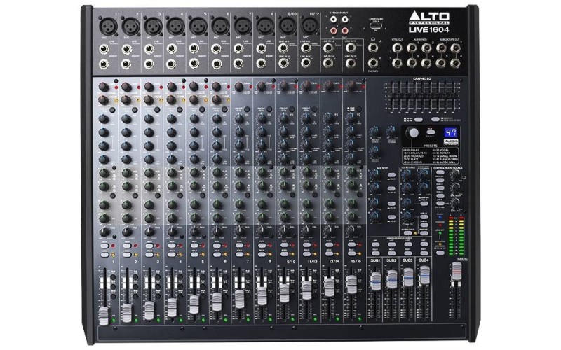 Alto LIVE 1604 - микшер с USB