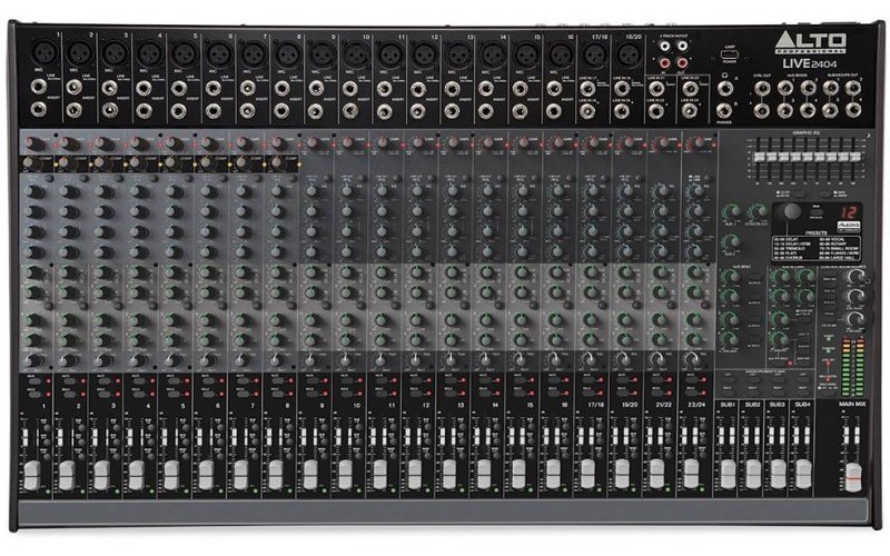 Alto LIVE 2404 - микшер с USB