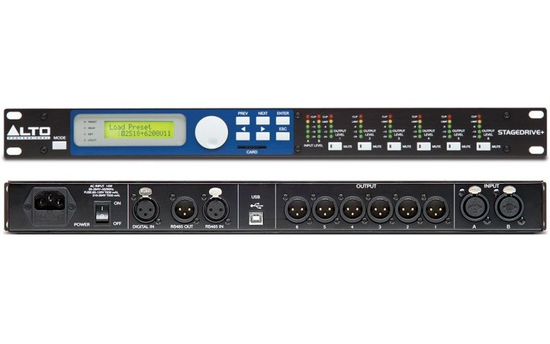 Alto STAGEDRIVE+ цифровой процессор управления акустическими системами