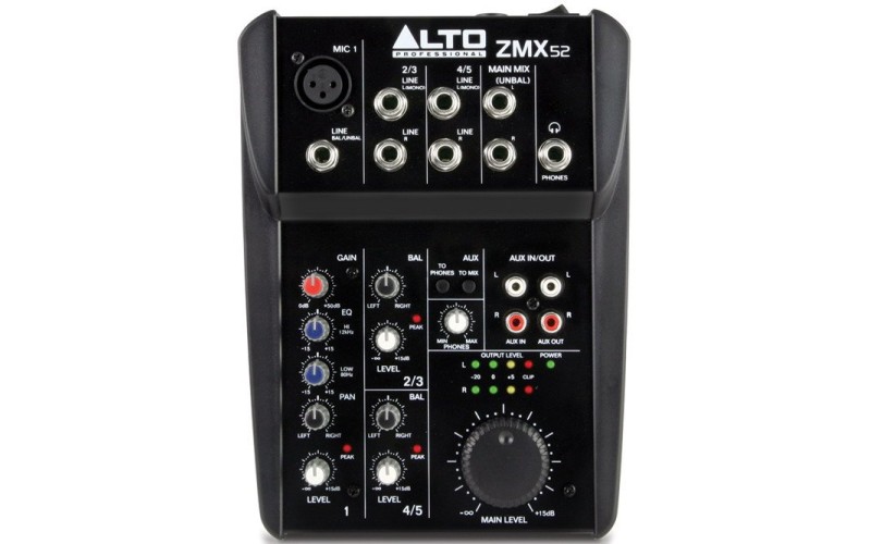 Alto ZMX52 микшерный пульт
