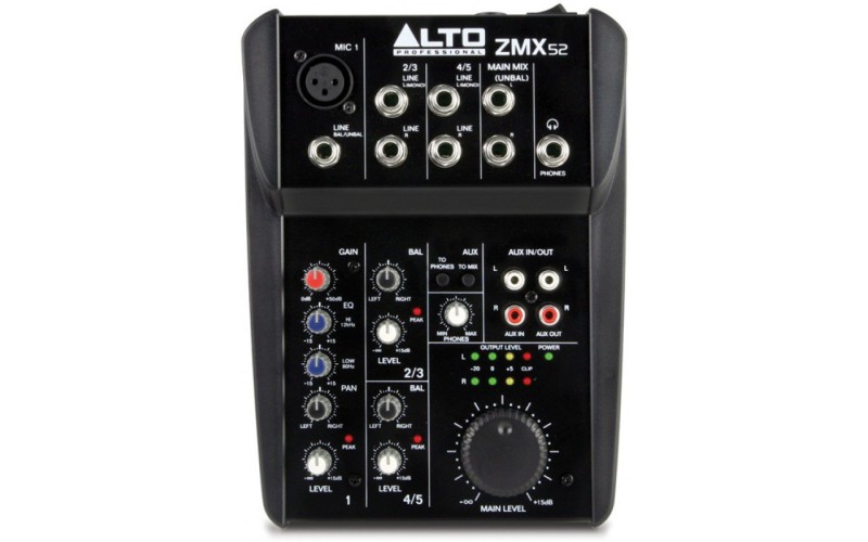 Alto ZMX52 микшерный пульт