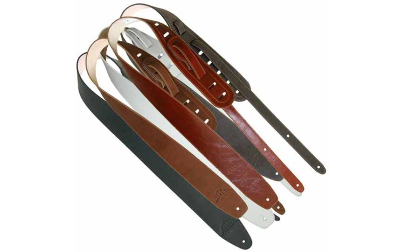 AMC РГЭ4.1цв Ремень для электрогитары кожаный цветной 