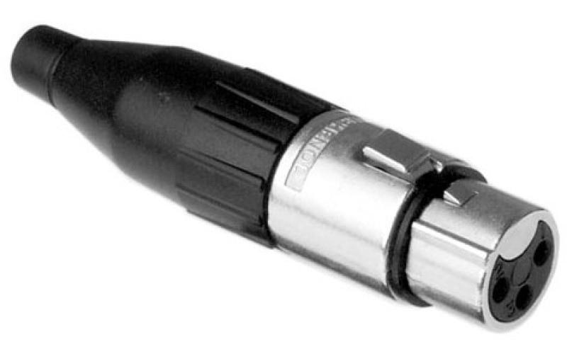 Amphenol AC3F - Разъем XLR кабельный мама , 3 контакта, штекер