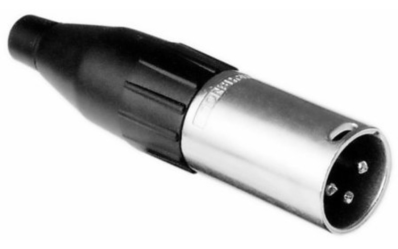 Amphenol AC3M - Разъем XLR кабельный папа, 3 контакта, штекер