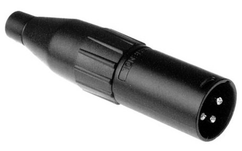 Amphenol AC3MB - Разъем XLR кабельный папа, 3 контак., штекер
