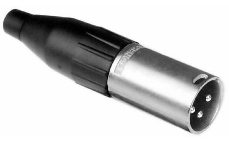 Amphenol AC3MM - Разъем XLR кабельный папа, 3 контакта, штекер