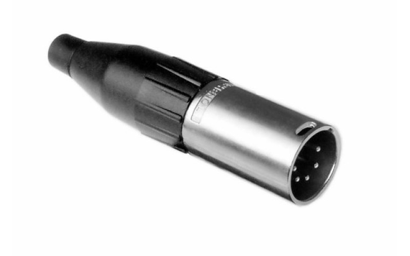 Amphenol AC5M - Разъем XLR кабельный папа, 5 контактов, штекер