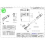 Amphenol ACPM-TB- 1/4” (6.35мм) Phone моно штекер, угловой