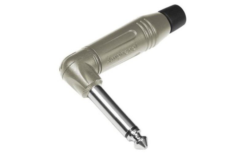 Amphenol ACPMRN - 1/4” (6.35мм) Phone моно штекер, угловой, металлический корпус