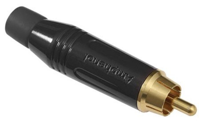 Amphenol ACPRBLK - Разъем RCA, цвет черный