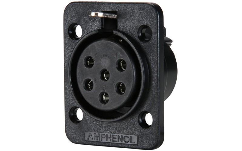 AMPHENOL AP-6-21 - разъем блочный 6 контактов, 
