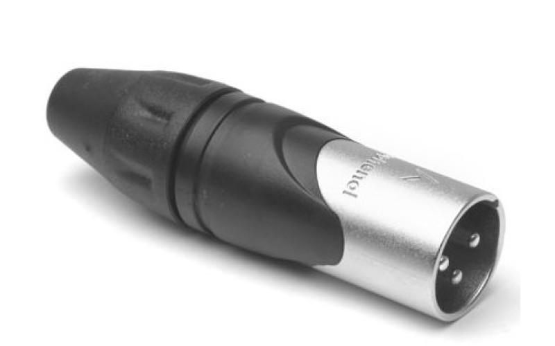 Amphenol AX3M - Разъем XLR кабельный папа, 3 контакта , точеные контакты