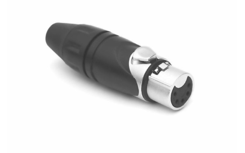 Amphenol AX5F - Разъем XLR кабельный мама, 5 контактов, точеные контакты
