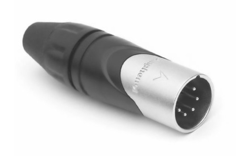 Amphenol AX5M - Разъем XLR кабельный папа, 5 контакта, точеные контакты