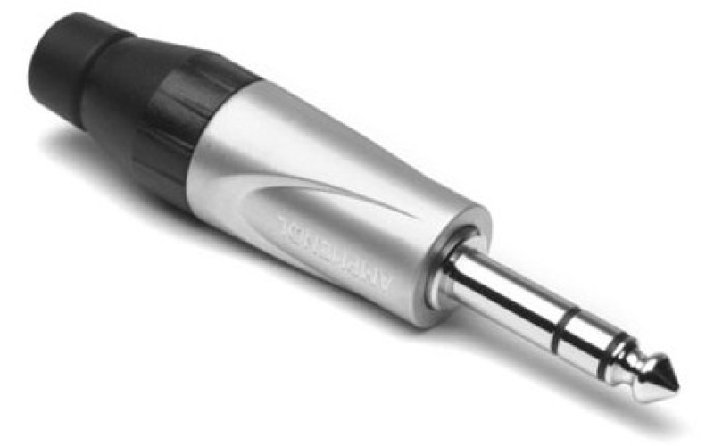 Amphenol JS3P - 1/4” (6.35мм) Phone стерео штекер JUMBO, колпачок из термопластика