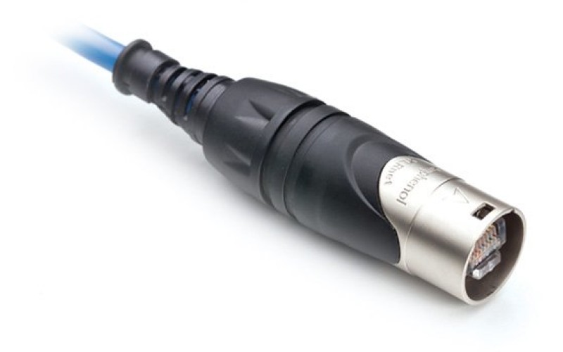 AMPHENOL RJX8M - корпус для кабельного разъема RJ45, серия XLRnet,  цвет серебро